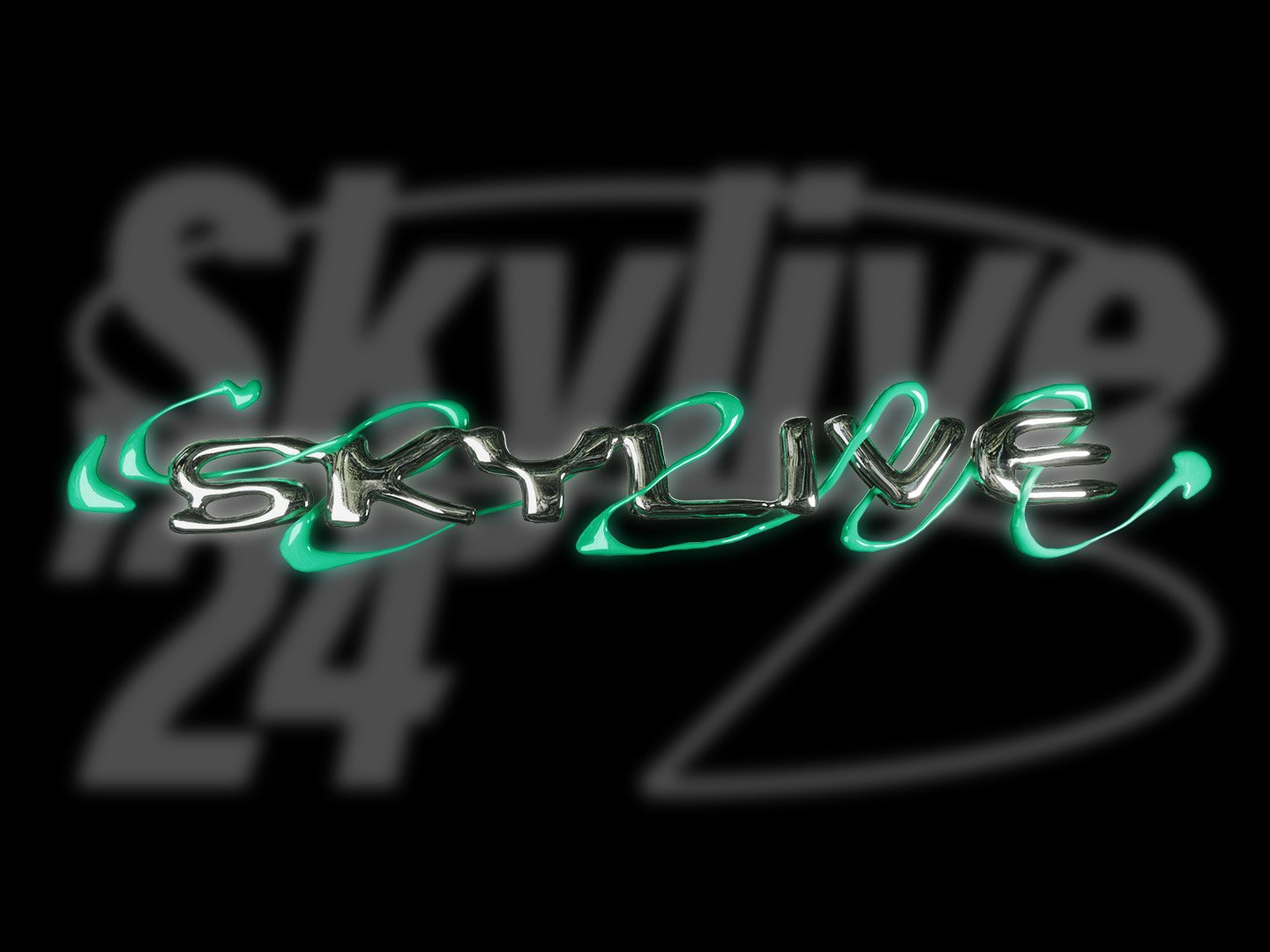 Skylive '24 Chrometype Logo